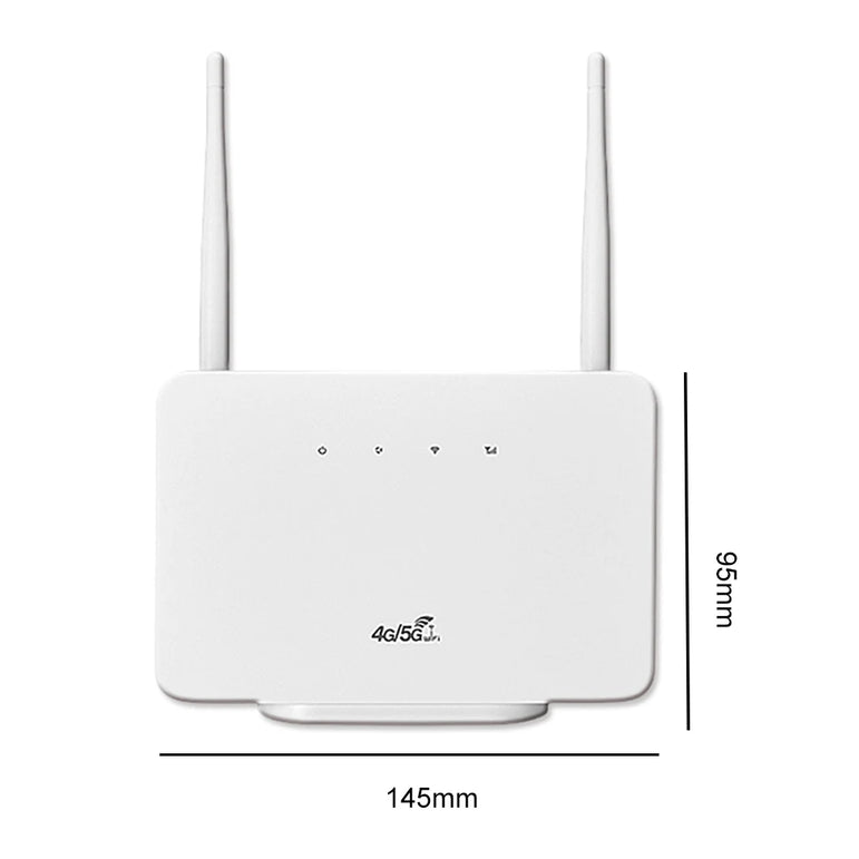 CPE106-E Wireless Hotspot 300Mbps 4G Router Wireless Modem External Antenna with Sim Card Slot EU Plug Internet Connection