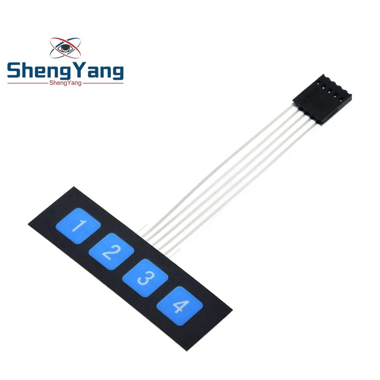 TZT New 4 12 16 20 Key 4*4 Membrane Switch Keypad 1x4 3x4 4x4 4*5 Matrix Array Matrix keyboard for arduino smart car
