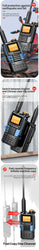 Quansheng UV-K6 Walkie Talkie 5W Air Band Radio Tyep C Charge UHF VHF DTMF FM Scrambler NOAA Wireless Frequency Two Way CB Radio