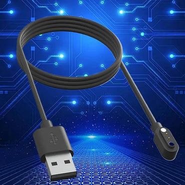 For MOTOROLA MOTO Watch100 Smartwatch Magnetic Charging Cable 100cm Charger Cord Smart Watch Charging Cable Overload Protection