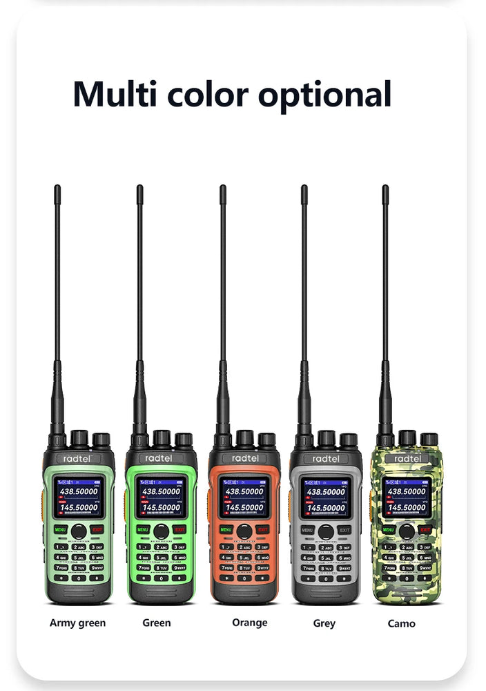 Radtel RT-330 10W Gps Bluetooth App Programming Amateur Radio Power Full Band 136-520MHz TX RX Aviation Frequency  Receive NOAA