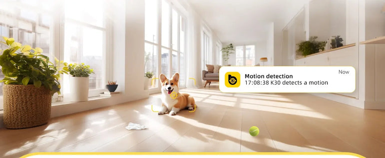 BoyKeep Smart Camera 2K Security Protection Wifi Surveillance 5G/2.4GHz Indoor Baby Night Vision 360° Pan & Tilt 2-Way Audio K30