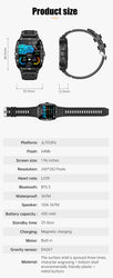 LaNikar Smart Watch 3ATM Waterproof Men 1.96" KT71 Fitness Tracker Heart Rate Bluetooth Call Camouflage Color Original Design