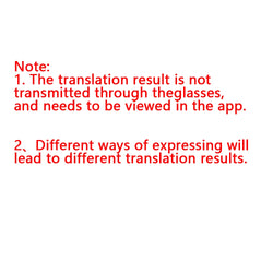 SENBONO Smart Glasses AI Translation Glasses 100+ Languages Real-time Translation Bluetooth Music Built-in Mic & Speakers