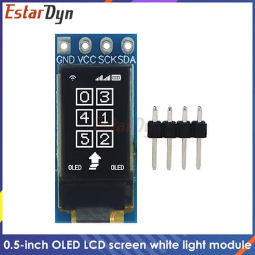 0.5-inch CH1115 OLED Screen | Ultra-Thin 48x88 Display | High Brightness I2C Vertical Module for Arduino/RPi DIY Projects