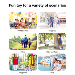 1 Pair Rt-388 Kids Walkie Talkies 0.5W Portable Child Electronic Radio Voice Interphone Outdoor LCD Display Toys Christmas Gifts