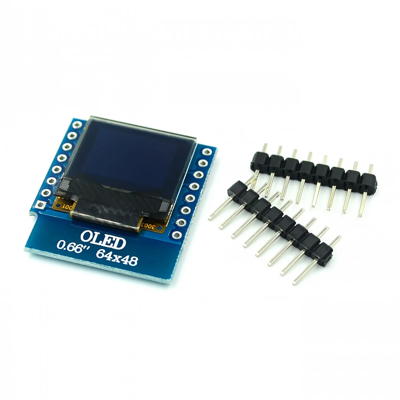 No：0.66 inch OLED Display Module for WEMOS D1 MINI ESP32 Module Arduino AVR STM32 64x48 0.66