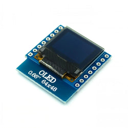 No：0.66 inch OLED Display Module for WEMOS D1 MINI ESP32 Module Arduino AVR STM32 64x48 0.66" LCD Screen IIC I2C OLED