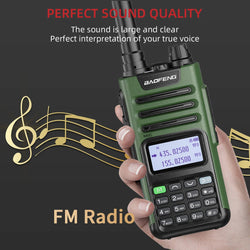 BaoFeng M-13 PRO V1 V2 High Power Multi Band Walkie Talkie Type C Charger Long Range Upgraded UV-13 PRO V1 V2 Ham Two Way Radio