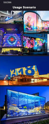 Trending High Transparency Soft Transparent LED Film Screen Glass Facade P6 P8 P10 Digital Signage Displays Flexible Display