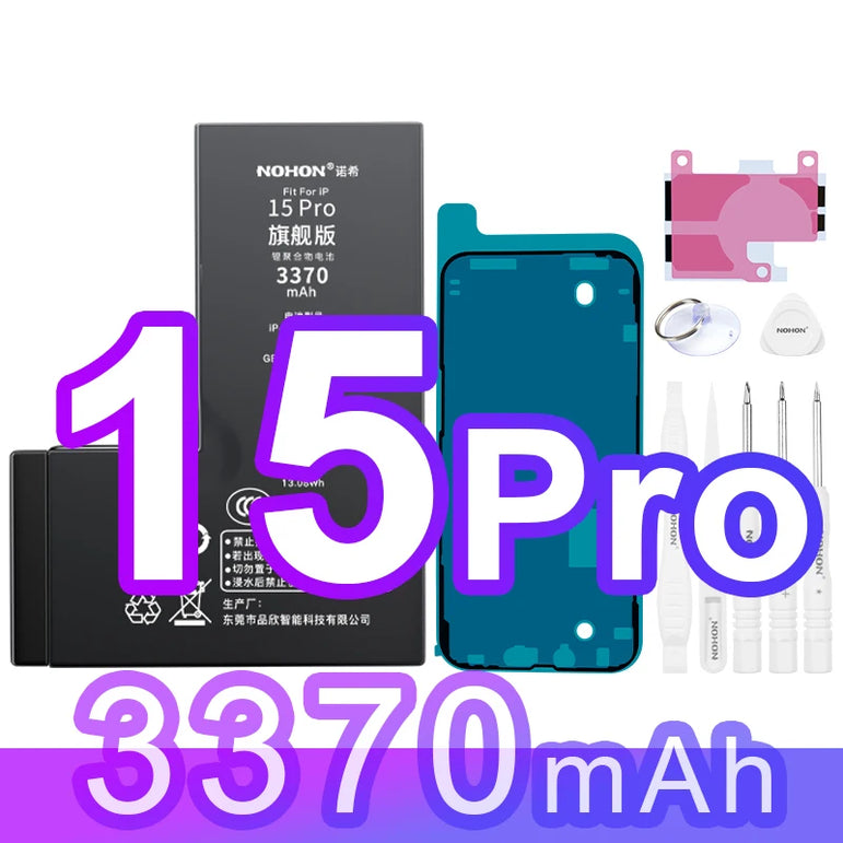 NOHON 3500mAh Battery for iPhone 14 13 11 12 Pro 15 SE 2022 2020 SE3 SE2 X XR XS Max Replacement Batteries Big Capacity