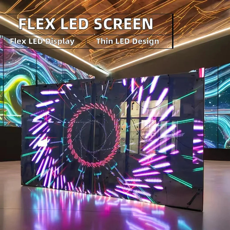 Trending High Transparency Soft Transparent LED Film Screen Glass Facade P6 P8 P10 Digital Signage Displays Flexible Display
