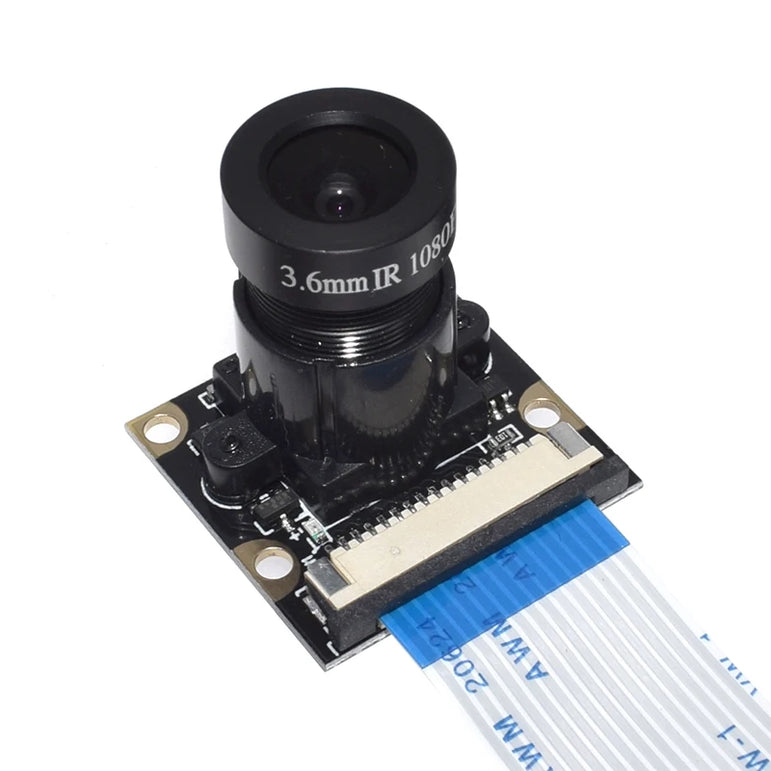 Raspberry Pi 4 Night Vision Fisheye Camera Module 5MP OV5647 Webcam With Infrared IR Sensor LED Light For Raspberry Pi 4B/3B+/3B
