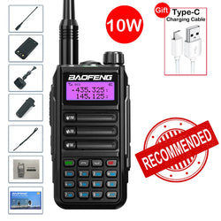 2025 Baofeng UV-16 Max IP68 Waterproof Walkie Talkie Dual Band High Power CB Radio Vhf Uhf CB Ham Radio Long Range Two Way Radio