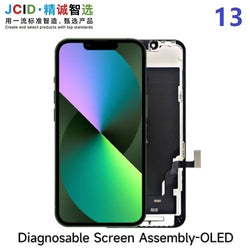 JCID OLED Screen Diagnosable Assembly NEW Soft Hard FHD Touch Display Pantalla For iphone 12 13 15 16 Without IC Removal No Pop