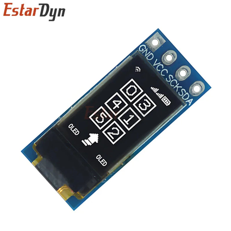 0.5-inch CH1115 OLED Screen | Ultra-Thin 48x88 Display | High Brightness I2C Vertical Module for Arduino/RPi DIY Projects