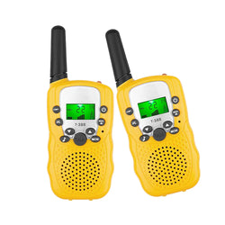 1 Pair Rt-388 Kids Walkie Talkies 0.5W Portable Child Electronic Radio Voice Interphone Outdoor LCD Display Toys Christmas Gifts