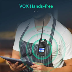 Retevis RB658 Walkie Talkie APP Control Long Range Walkie-talkie Bluetooth 5.0 UHF Professional Communication Radio for Camping