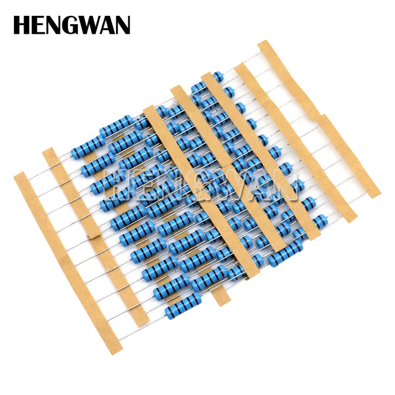 150PCS 300PCS 1/2W 1W 2W 3W Resistance 1% Metal Film Resistor Assortment Kit Set 30Kinds Each 5/10PCS 1R~750R 1K~820K Ohm