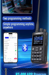 Radtel RT-900 8W Multi-band  Walkie Talkie 256 CH Air Band Two Way Radio Station Aviation NOAA Amateur Police Marine River PTT