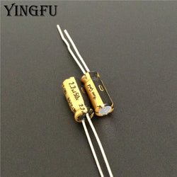 2.2uF 50V NICHICON Muse FG(Fine Gold) 5x11mm 50V2.2uF Top Grade Audio Capacitor HIFI DIY Copper legs