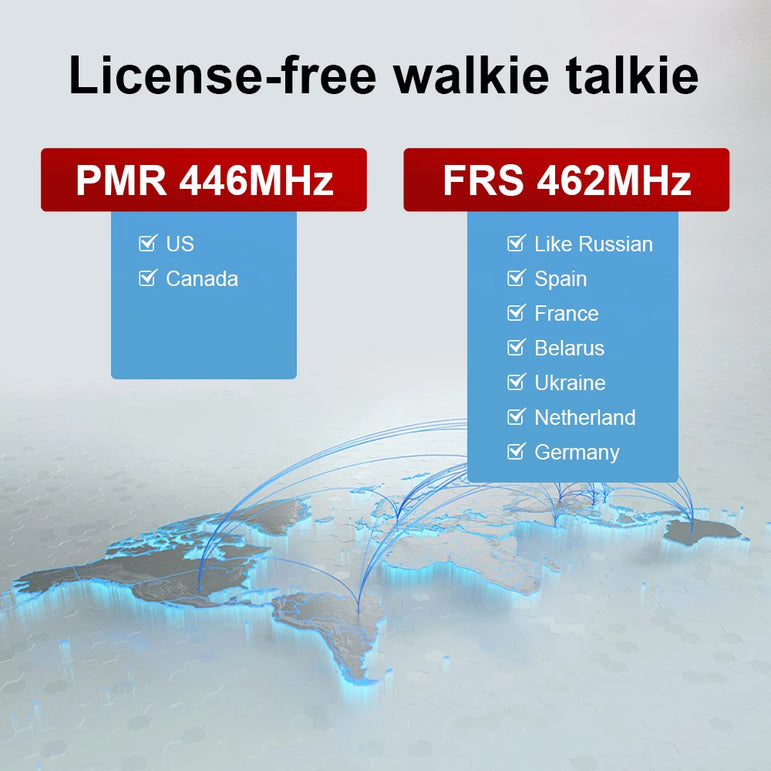 TIDRADIO 2PCS M11 Mini Walkie Talkie Profesional PMR /FRS Long Range Communication Radio Two Way Radio Transceiver Colorful