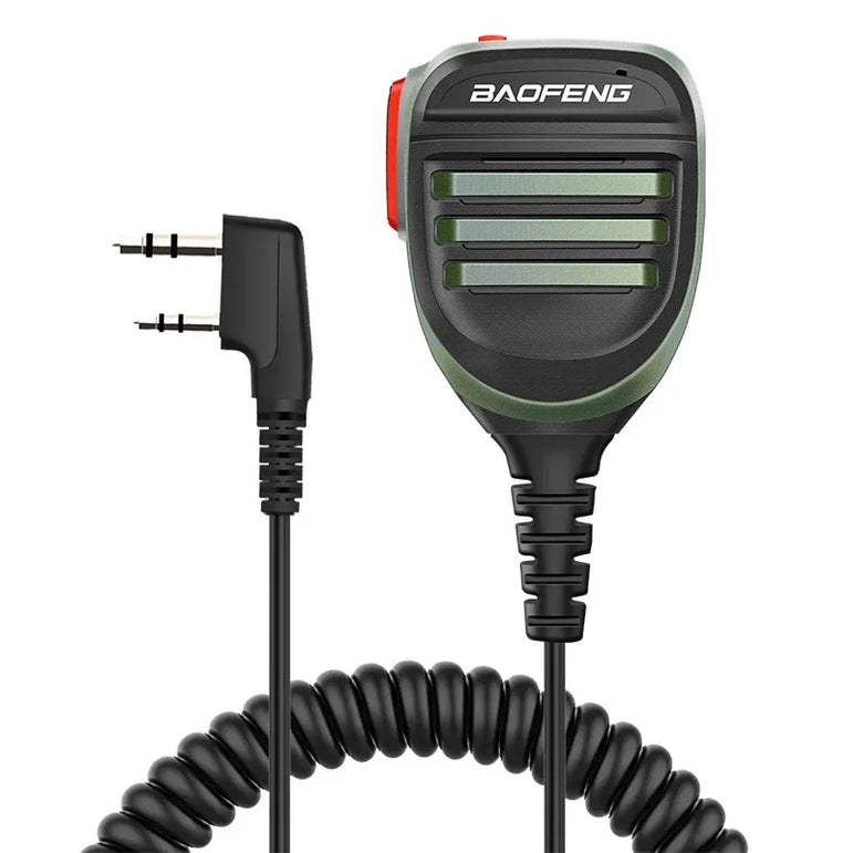 Baofeng Walkie Talkie Speaker Microphone PTT Shoulder Mic Portable for Baofeng 888S UV-5R Walkie Talkie,Radios Accessories