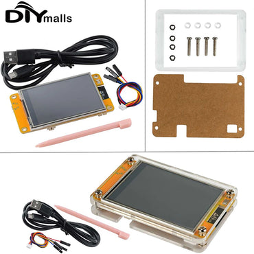 2.8" ESP32-2432S028R ESP32 Display ILI9341 Resistive Touchscreen TFT LCD Module ESP-WROOM-32 Development Board + Acrylic Case