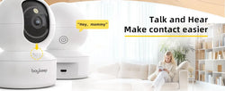 BoyKeep 2PCS Upgrade Camera Pet & Baby Surveillance Motion Capture 5G/2.4GHz, View Remotely 360° Night Vision Pan & Tilt 2-Way A