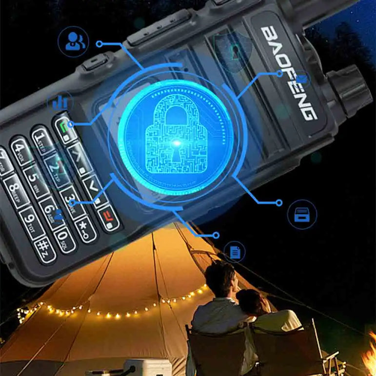 Baofeng RD-K5 Ham Walkie Talkie High Gain Antenna Encryption Anti-interference Air Band 108-136 Mhz 5-10KM Uhf Vhf Two Way Radio