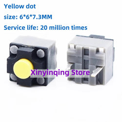 10/30/50PCS Kailh Mute Button 6*6*7.3 Silent Switch Wireless Mouse Wired Mouse Button Micro Switch M330M220M590 button accessory