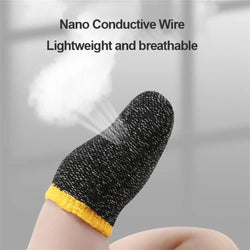1~10PCS Super Thin Gaming Finger Sleeve Breathable Fingertips For Pubg Mobile Games Touch Screen Finger Sleeves For Gaming