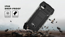 EAOR 2G Rugged Flashlight 4000mAh Big Battery Power Bank IP68 Waterproof 2.8 IPS large screen 0.3M cam MTK feature mobile Phone