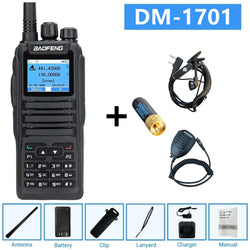 Baofeng Dm 1701 Digital Walkie Talkie Long Range dual Mode dmr Analog Open Gd77 Time slot Tier 1 +2 Radio 1801UV