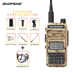 Baofeng RD-K5 Ham Walkie Talkie High Gain Antenna Encryption Anti-interference Air Band 108-136 Mhz 5-10KM Uhf Vhf Two Way Radio