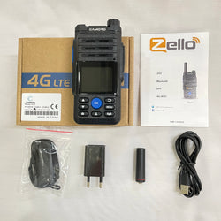 Earphones Desktop Charger 4G Gps Zello Walkie Talkie Long Range Mobile Ham POC Radio Amateur Android Walkie Talkie 50km 100 km