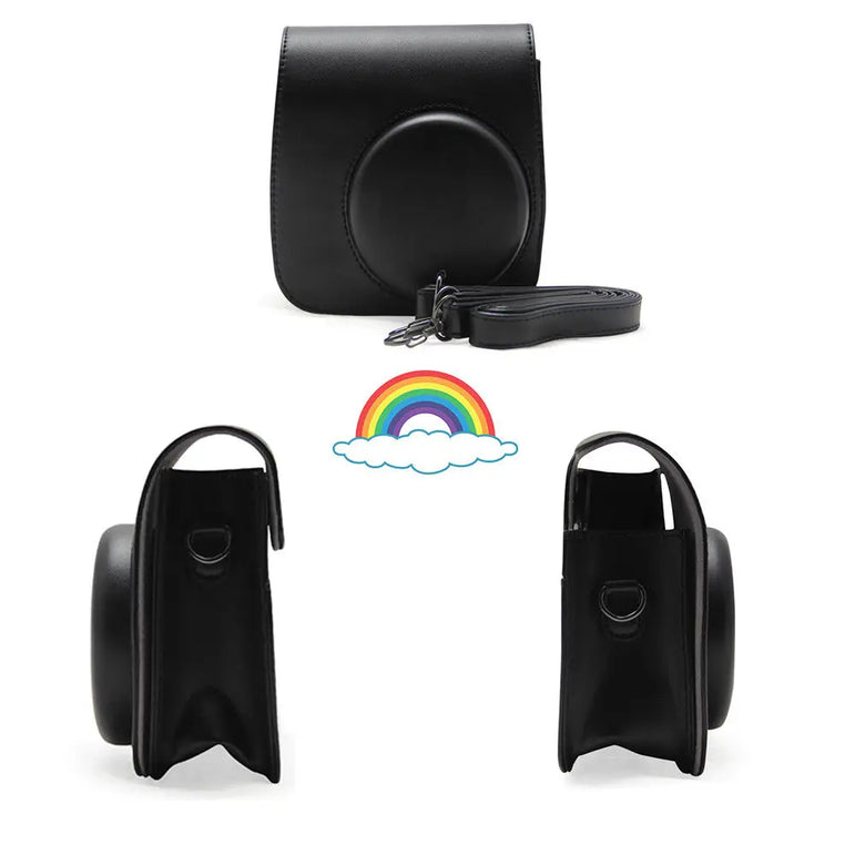 Fujifilm Instax Mini Camera Case Bag PU Leather Cover with Shoulder Strap For Instax Mini 9 Mini 8 Mini 11 Instant Film Cameras