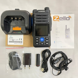 Earphones Desktop Charger 4G Gps Zello Walkie Talkie Long Range Mobile Ham POC Radio Amateur Android Walkie Talkie 50km 100 km