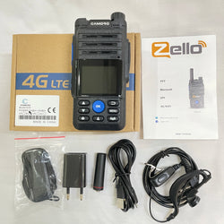 Earphones Desktop Charger 4G Gps Zello Walkie Talkie Long Range Mobile Ham POC Radio Amateur Android Walkie Talkie 50km 100 km